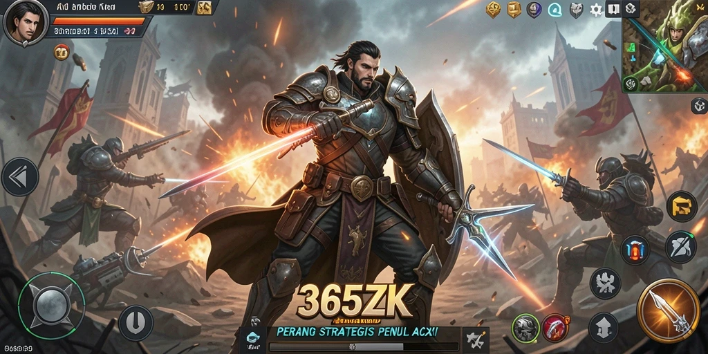 Tampilan gameplay dinamis dan seru dalam 365ZK