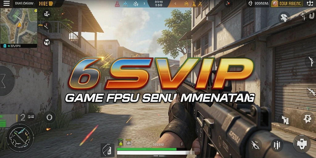 Screenshot gameplay 6SVIP menampilkan aksi tembak-menembak yang intens.