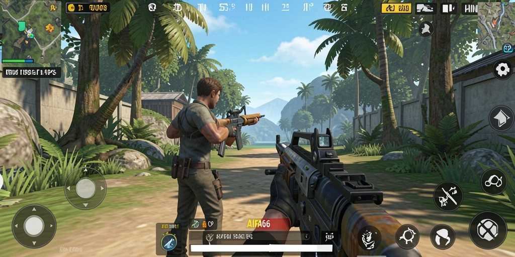 Gameplay AIFA66 yang mendebarkan dalam mode TPS.
