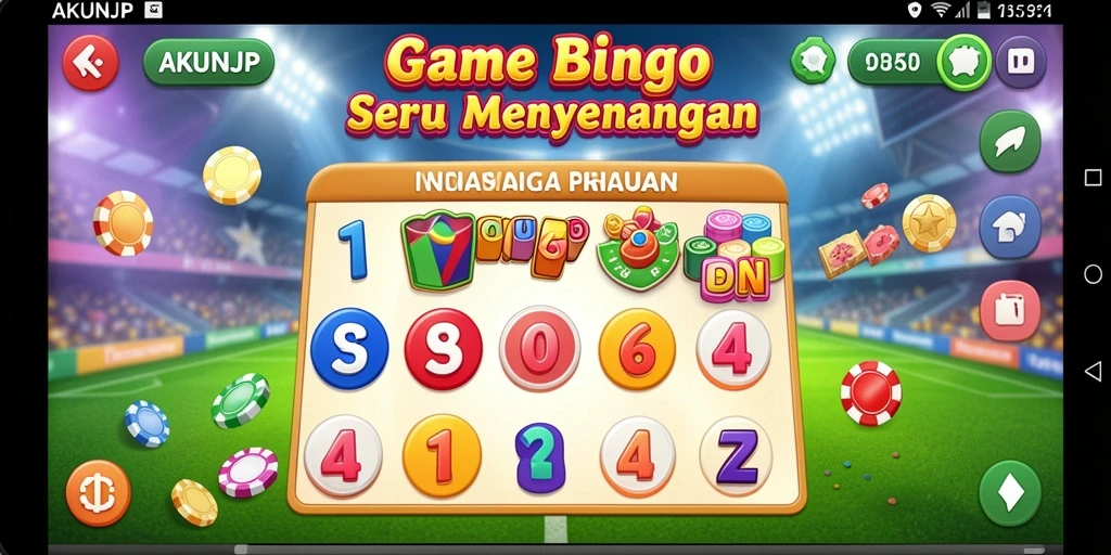 Tampilan gameplay Bingo yang menarik dan interaktif.