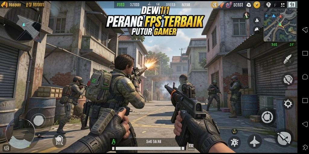Tembak-menembak intens di medan perang DEWI11.