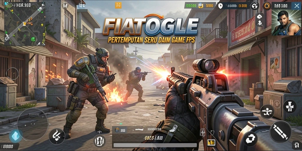 Tampilan seru dari pertarungan di game FIATOGEL.