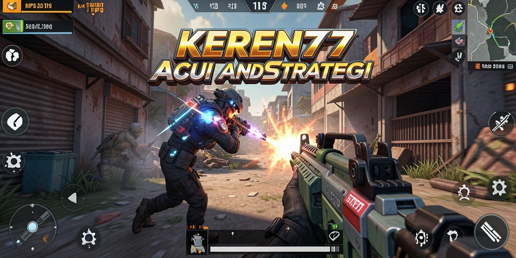 Tampilan gameplay KEREN77 yang menegangkan dan penuh aksi.