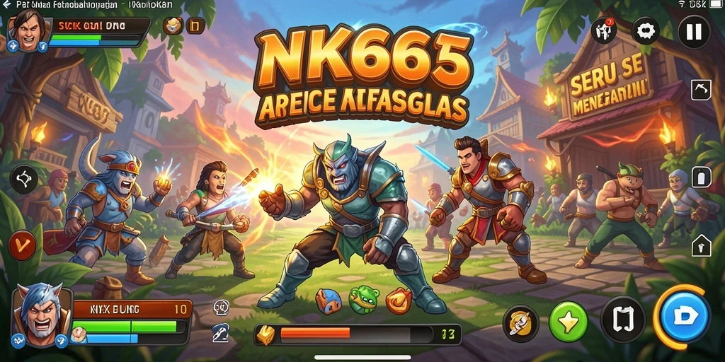Screenshot utama NK666 menampilkan aksi mendebarkan dalam gameplay Arcade.