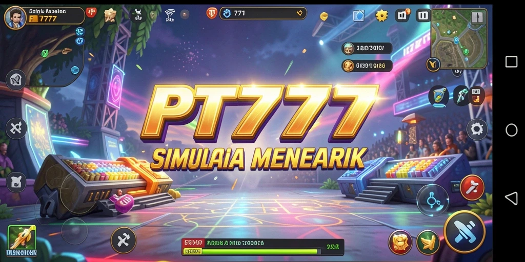 Tampilan gameplay dari PT777 dengan lingkungan yang dinamis dan interaktif.