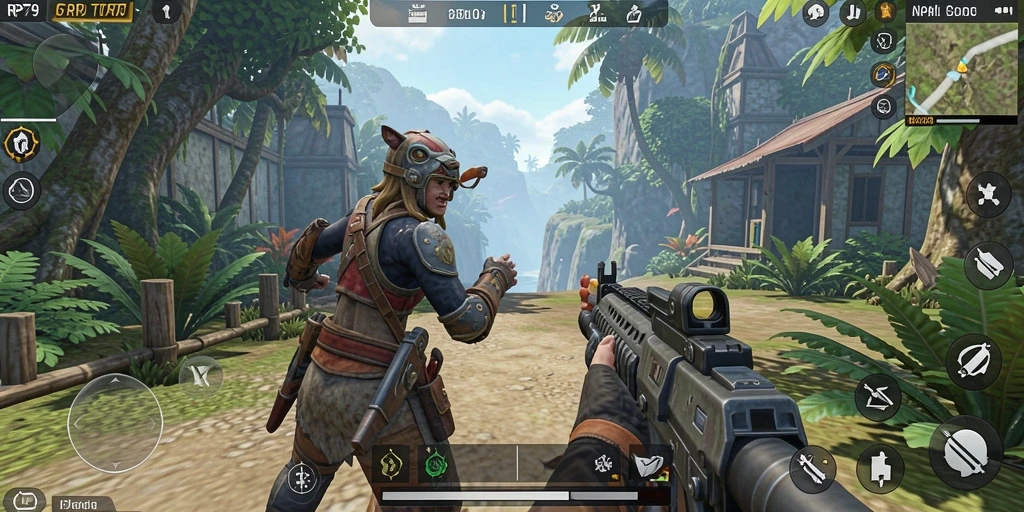 Tampilan menarik dari gameplay RP79 yang intens.