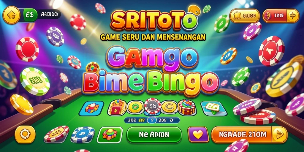 Tampilan gameplay Bingo yang menarik dan mengasyikkan di SRITOTO.