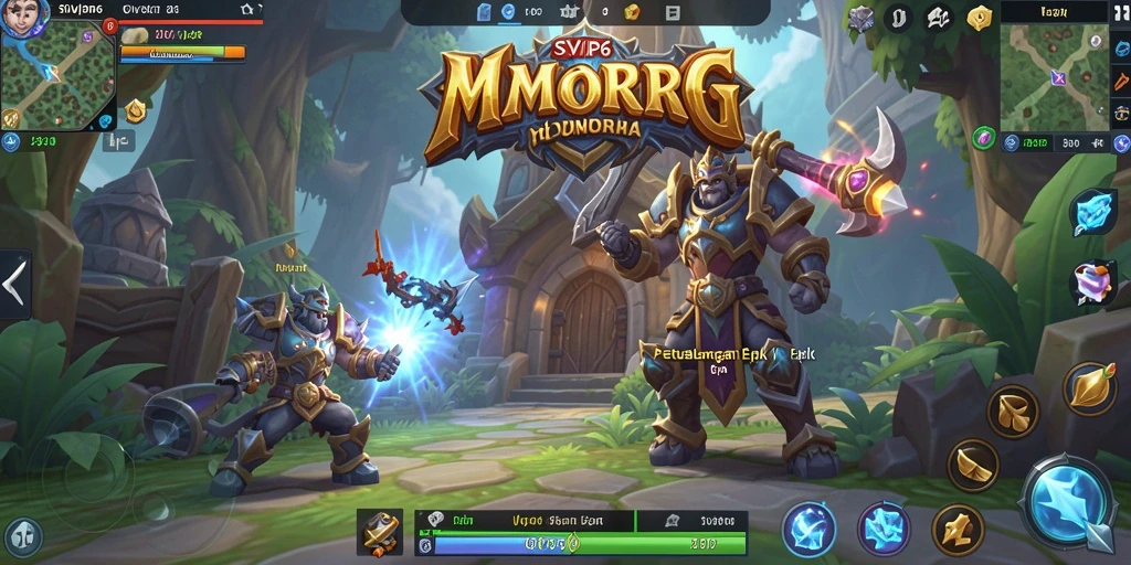 Tampilan gameplay SVIP6 yang mengagumkan dalam dunia MMORPG.