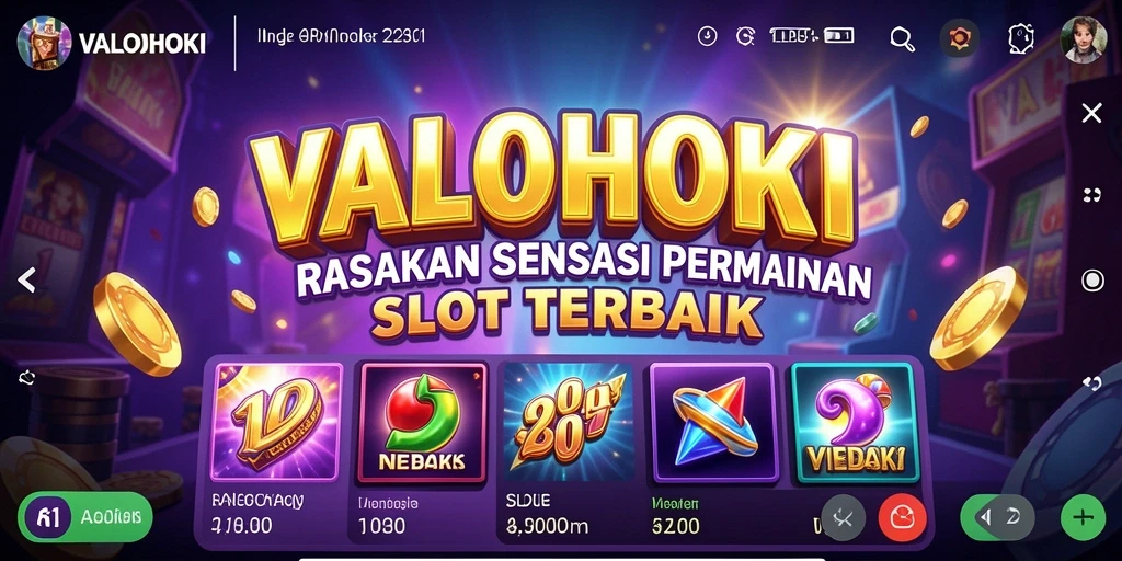 Screenshot VALOHOKI menampilkan pengalaman bermain Slot yang mendebarkan.