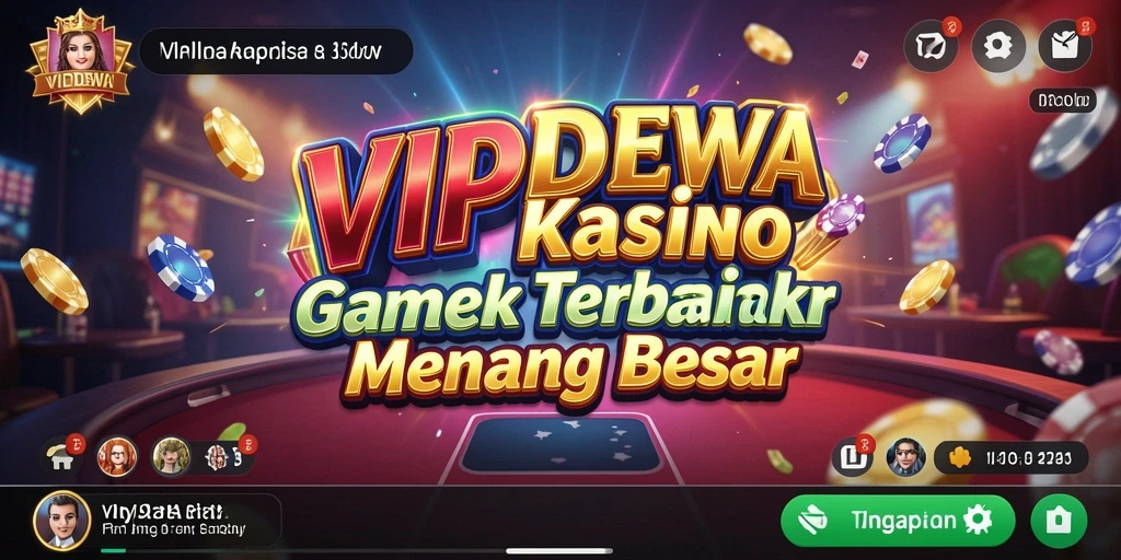 Gameplay seru di VIPDEWA dengan banyak pilihan permainan kasino.